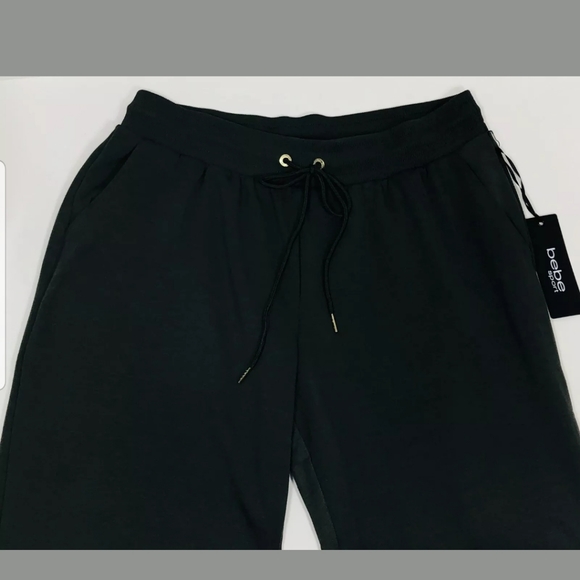 Bebe Sport Womens Logo Pants 1X Athletic Green - Picture 6 of 10